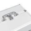Cosmetic Case 22 x 30 x 21 cm Silver Aluminum