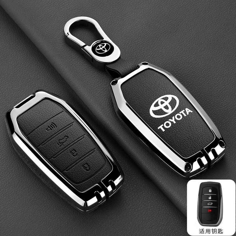 Car Key Case Cover Bag For Toyota Tacoma Fortuner Corolla Venza Grand Highlander RAV4 XSE Prime Land Cruiser Hilux 2023 2024
