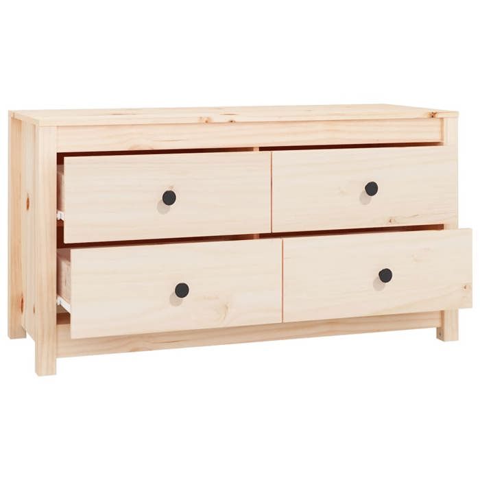 821774 vidaXL Armoire latérale 100x40x54 cm Bois de pin massif