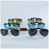 Shunhua Wolf Men's Aviator Sunglasses