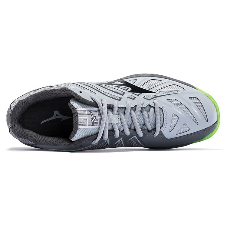 Mizuno Hurricane Durable Breathable Low-Top Training Shoes Unisex Sneakers Gray Black V1GA174037