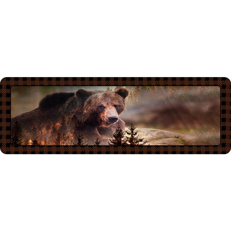 Retro Crystal Velvet Luxury Floor Mat – Dirt-Resistant, Easy-Clean, Large Area Entry or Bedroom Rug