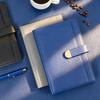Buckle-Closure Imitation Leather Business Notebook with Logo Printing