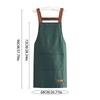 1Pcs with Pockets Kitchen Cooking Apron Waterproof Work Uniform  for Hotel Resturant Coffee Shop