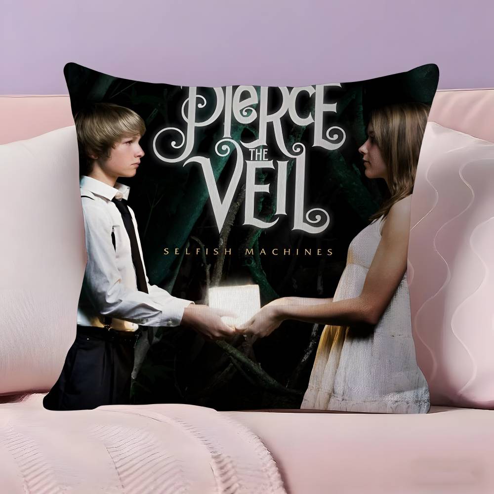 Federa per Cuscino American Rock P-Pierce The Veil Tessuto Ultra Morbido Delicato sulla Pelle Comfort come una Nuvola & Zip Nascosta