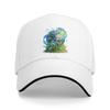 Frutiger Aero World Baseball Caps Retro Sandwich Cap Unisex Women Polyester Dad Hat Travel Gift