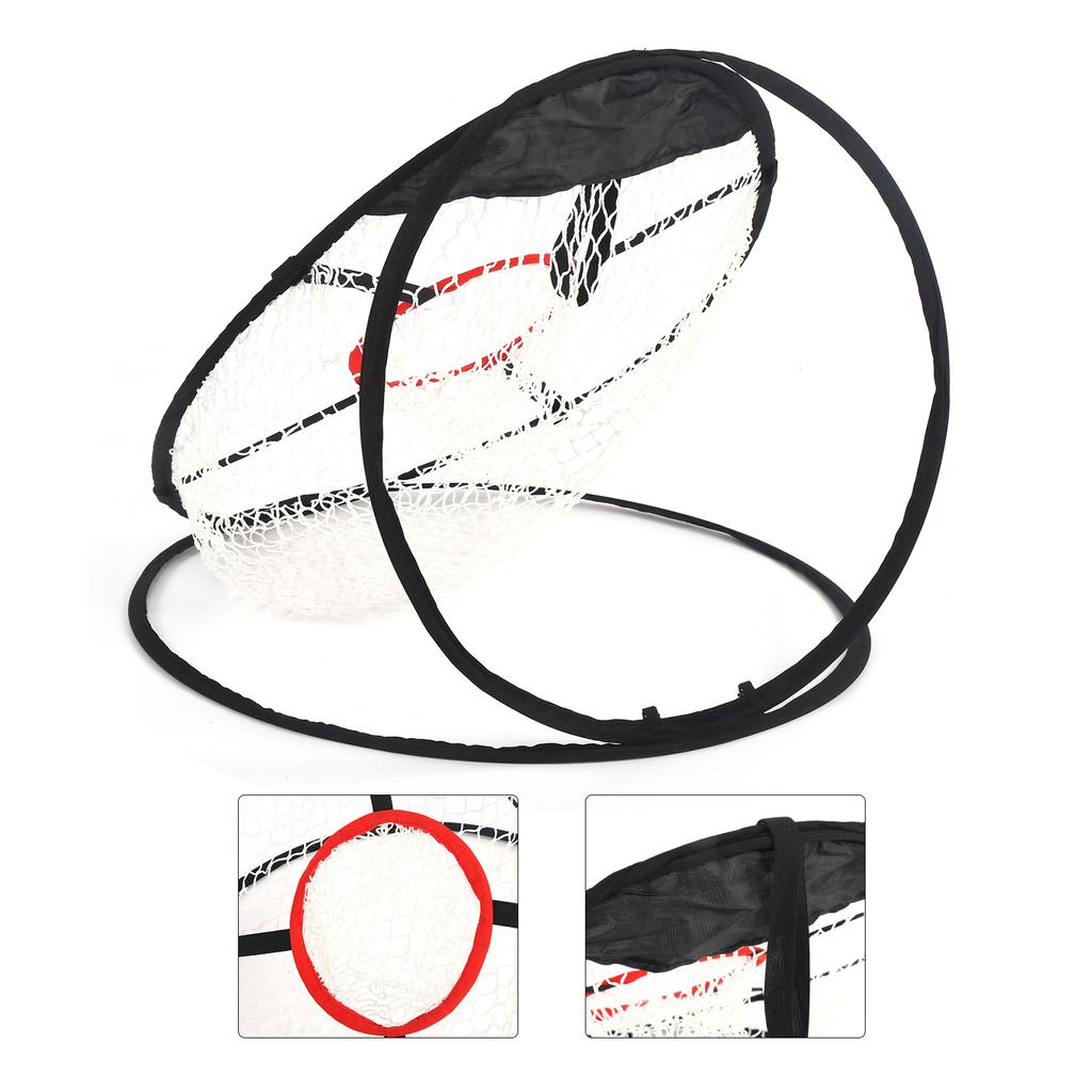 Golf Practice Cutting Rod Net Hitting Chipping Practice Cages Mats for Indoor Outdoor Use