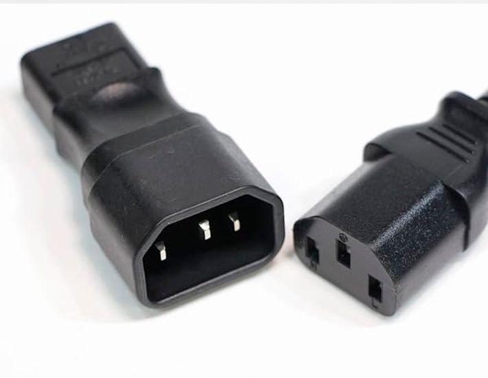 Old Standard Square 2P 3P Power Conversion Plug IEC320 Adapter Vintage Synthesizer (C14/C16) @KORG/ROLAND/BOSS/AKAI