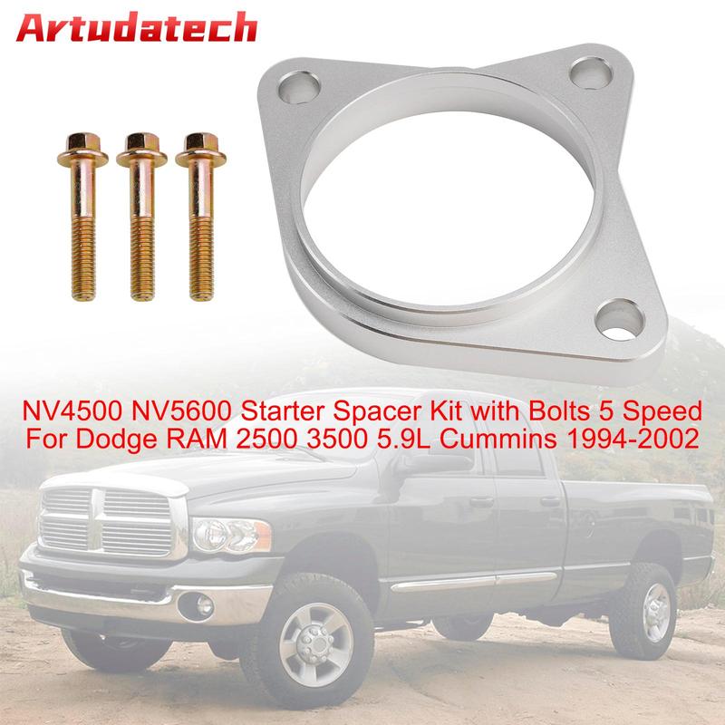 Комплект проставок стартера Artudatech NV4500 NV5600 с болтами 5-ступенчатый для Dodge RAM 2500 3500 5.9L