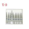 10pcs/box Dental Diamond Burs Drill FG Diamond 1.6mm Shank for High Speed Handpiece Burs