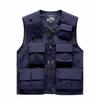 Unisex Reflective V-Neck Multi-Pocket Photography Vest with Custom Logo