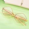 Popular y2k Metal Hexagon Sunglasses Women For Men Luxury Brand Designer Sun Glasses Steampunk Vintage Small Frame Shades UV400