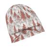 Autumn Tree Pattern, Elegant Minimal Decor Classic Knit Hat for Adults Available In Versatile Tones Ideal for Subtle Styling During Cool Days Or Relax