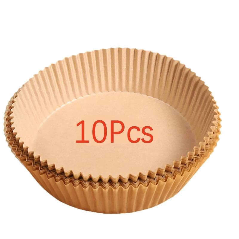 10-100Pcs Air Fryer Disposable Paper Non-Stick Airfryer Baking Papers Round Air-Fryer Paper Liners Paper Kitchen Accessories