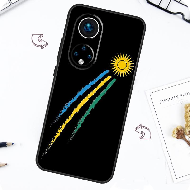 

Rwanda Flag Coat Of Arms Case For Honor Magic 7 Pro 5 6 Lite Honor 200 Pro 50 70 90 X8b X9a X8a X8 X9 X9c X9b Cover Honor X8b