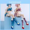 Exquisite Rem Ram Pvc Figurine In Leopard Print Swimsuit 16cm