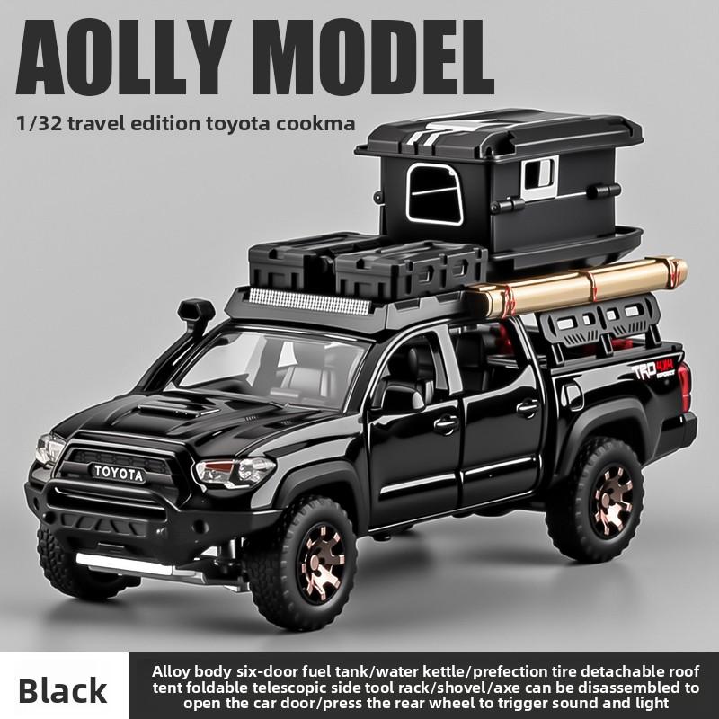 1/24 1:32  TACOMA Tundra Alloy Car Model Toy Diecast Metal Sound Light Pull Back Off-Road Pickup Vehicles Models Kids Gifts