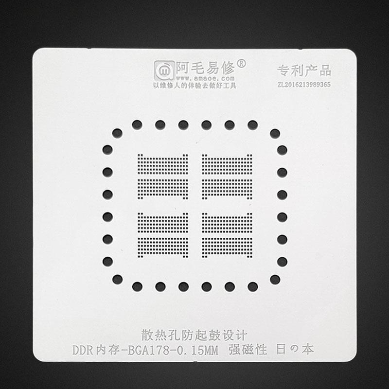 BGA Reballing Schablonen-Kit BGA78 BGA178 Für Macbook SSD Nand Flash IC Chip Lötball Zinn Pflanznetz Rework-Schablone