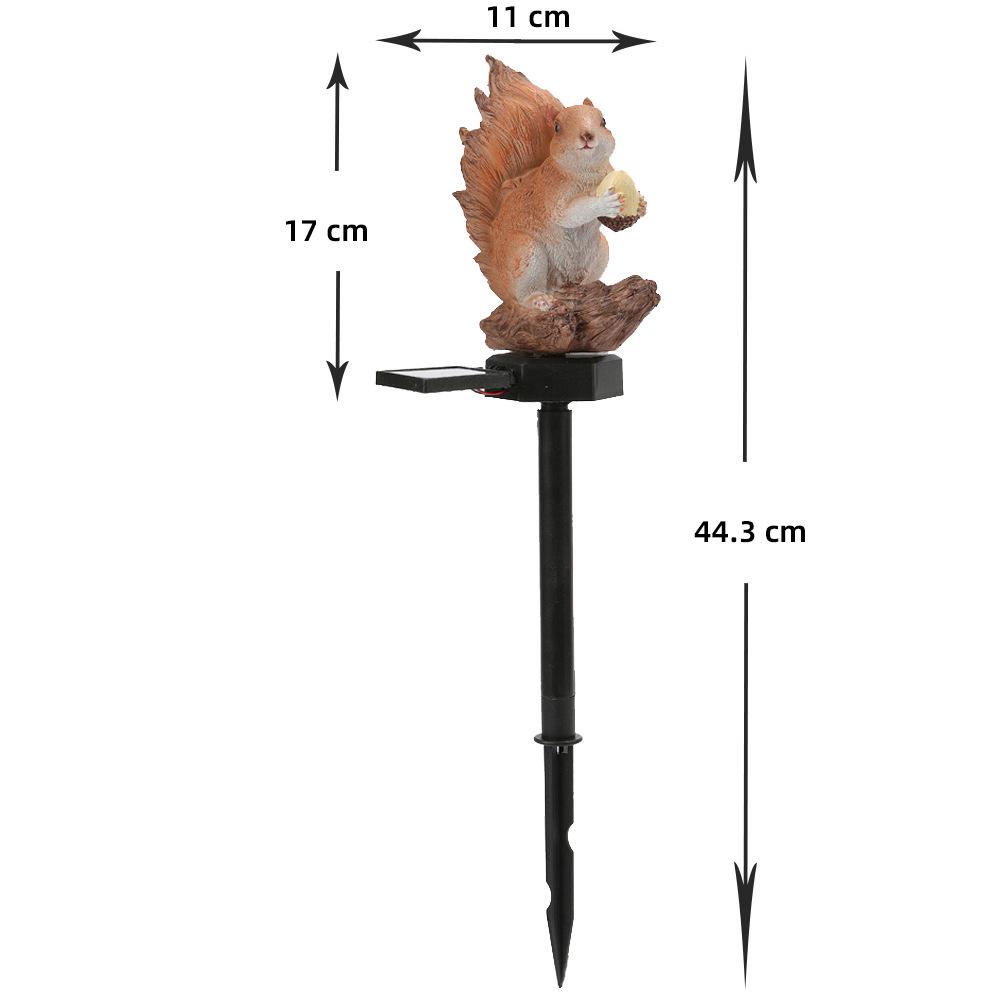 

Солнечный светодиодный светильник из смолы в виде птицы для улицы, сада и детского сада