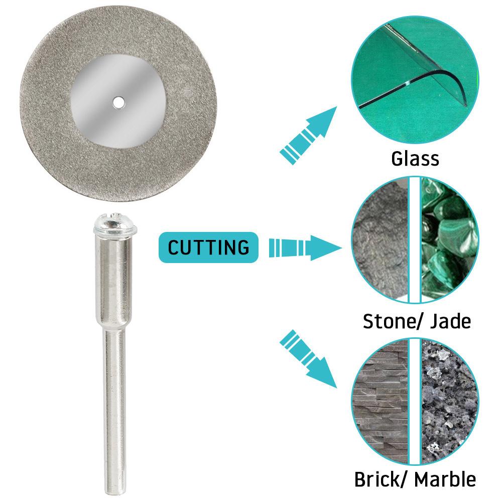 Discuri de Tăiere cu Diamant Roți Unealtă Rotativă Pânză de Ferăstrău Circular pentru Dremel Mini Burghiu Mandrină Tăiere Lemn Piatră Plastic Sticlă Faianță
