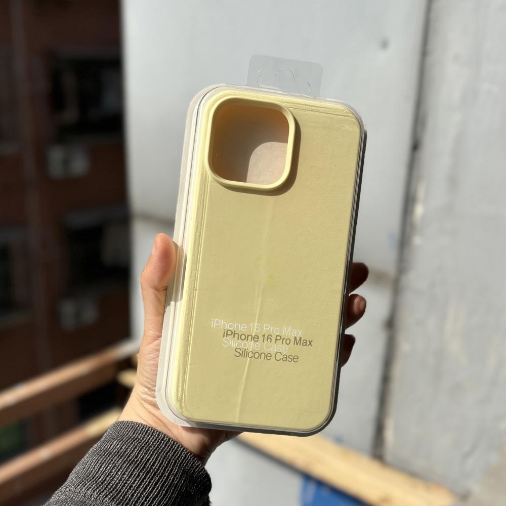 Solid Color Liquid Silicone Case Cover For iPhone 16 Pro Max 16Pro Soft Active Touch Camera Button Cases