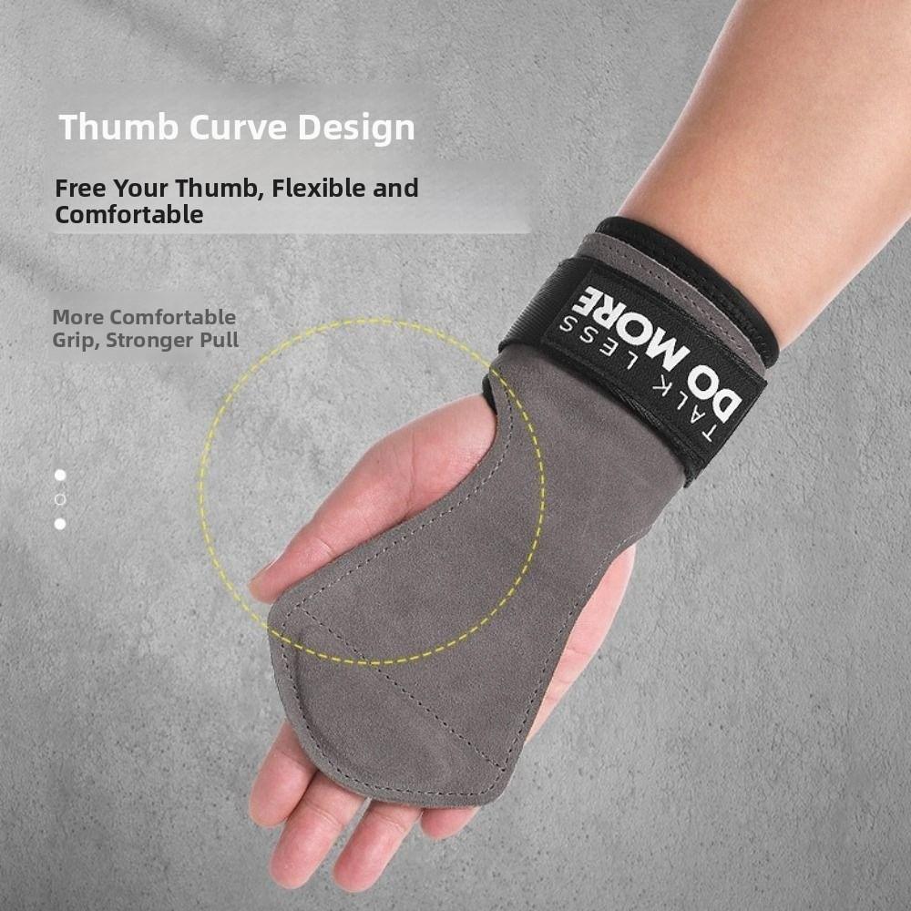 1 Pair Talk Less Do More Sports Wrist Pads Thicken Deadlift Power Straps  Gym/Fitness