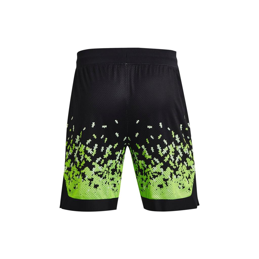Under Armour Geometric Pattern Printed Casual Loose Shorts Men Shorts Green 1374316-001