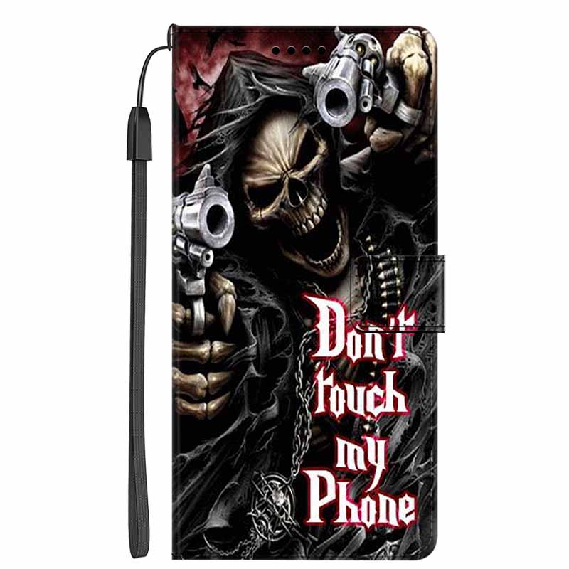 Skórzany Pokrowiec na Książkę Dla ZTE Blade A75 4G A35 A55 4G Etui Portfel Flip Zwierzęcy Coque Dla A35 A55 4G Stojak Torba na Telefon ZTE BladeA75 4G
