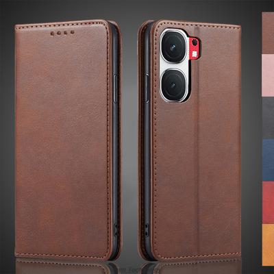 Magnetic Attraction Leather Case for Vivo iQOO Neo 9s Pro / iQOO Neo9s Pro+ Holster Flip Cover Case Wallet Bags Fundas Coque