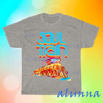 New Soul Train Men's Grey T-shirt Funny Size S To 5XL