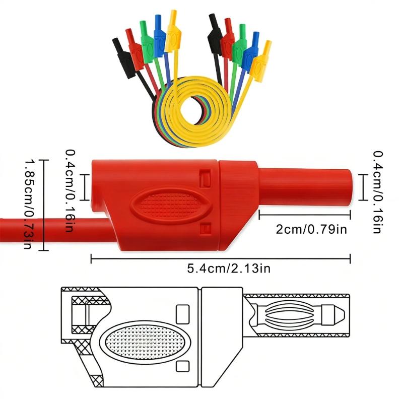 4mm Banana Plug With Copper Conductor For High Quality Auditory Signal Transmission In Professional Sound Systems