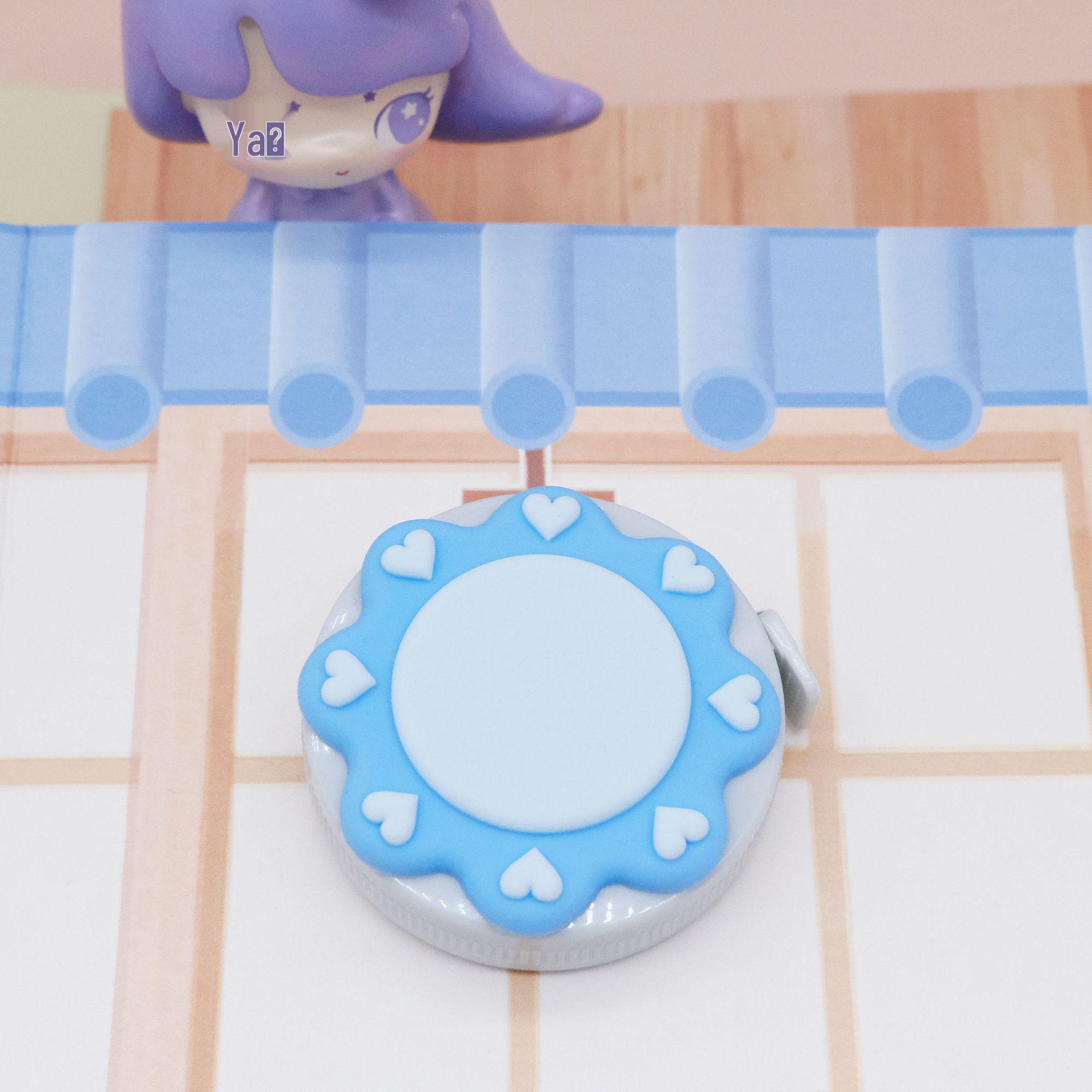 

Macaron Mini Leather Measuring Tape: Portable and Cute for Body, Waist, and Clothing Measurements