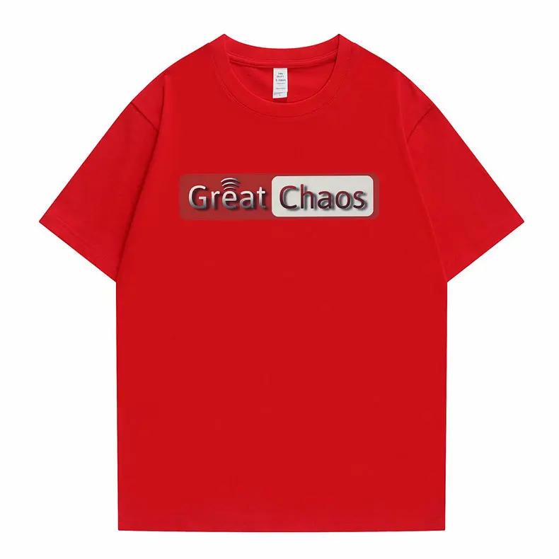 Rapper Ken Carson A Great Chaos Graphic Print T-shirt Playboi Carti T Shirt Unisex Hip Hop Oversized Tshirt Unisex
