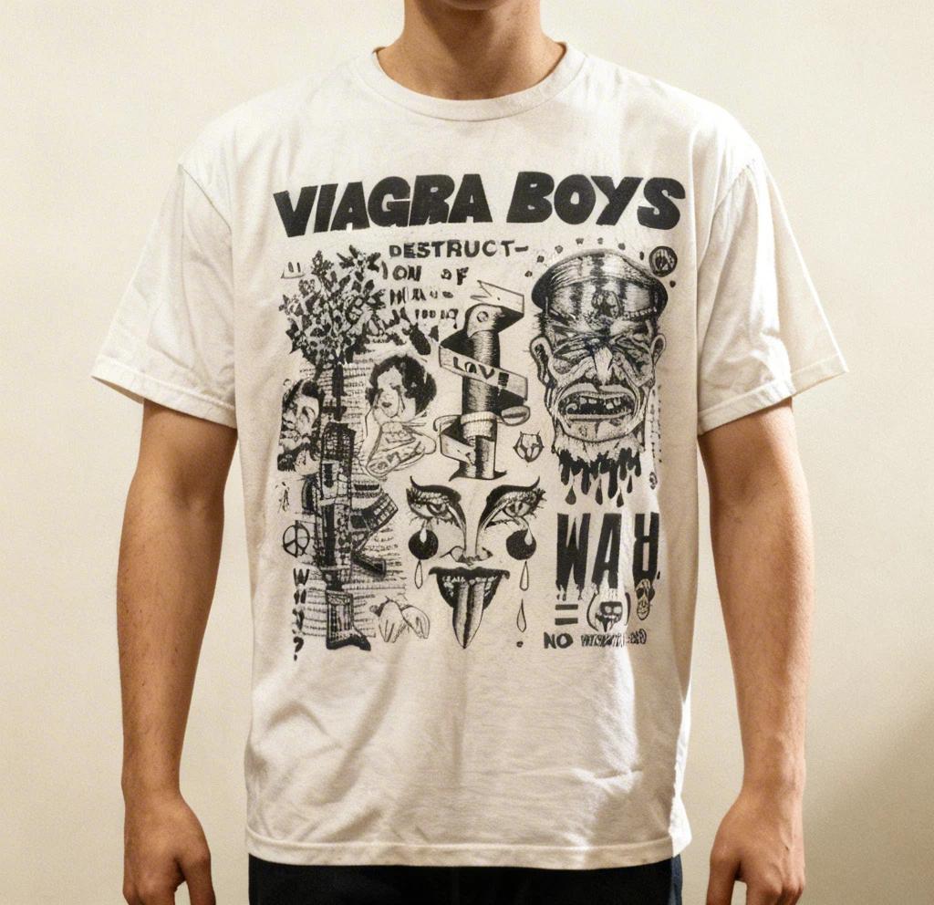 Viagra Boys Band Tour Concert T-shirt S to 5XL NWT! 3XL