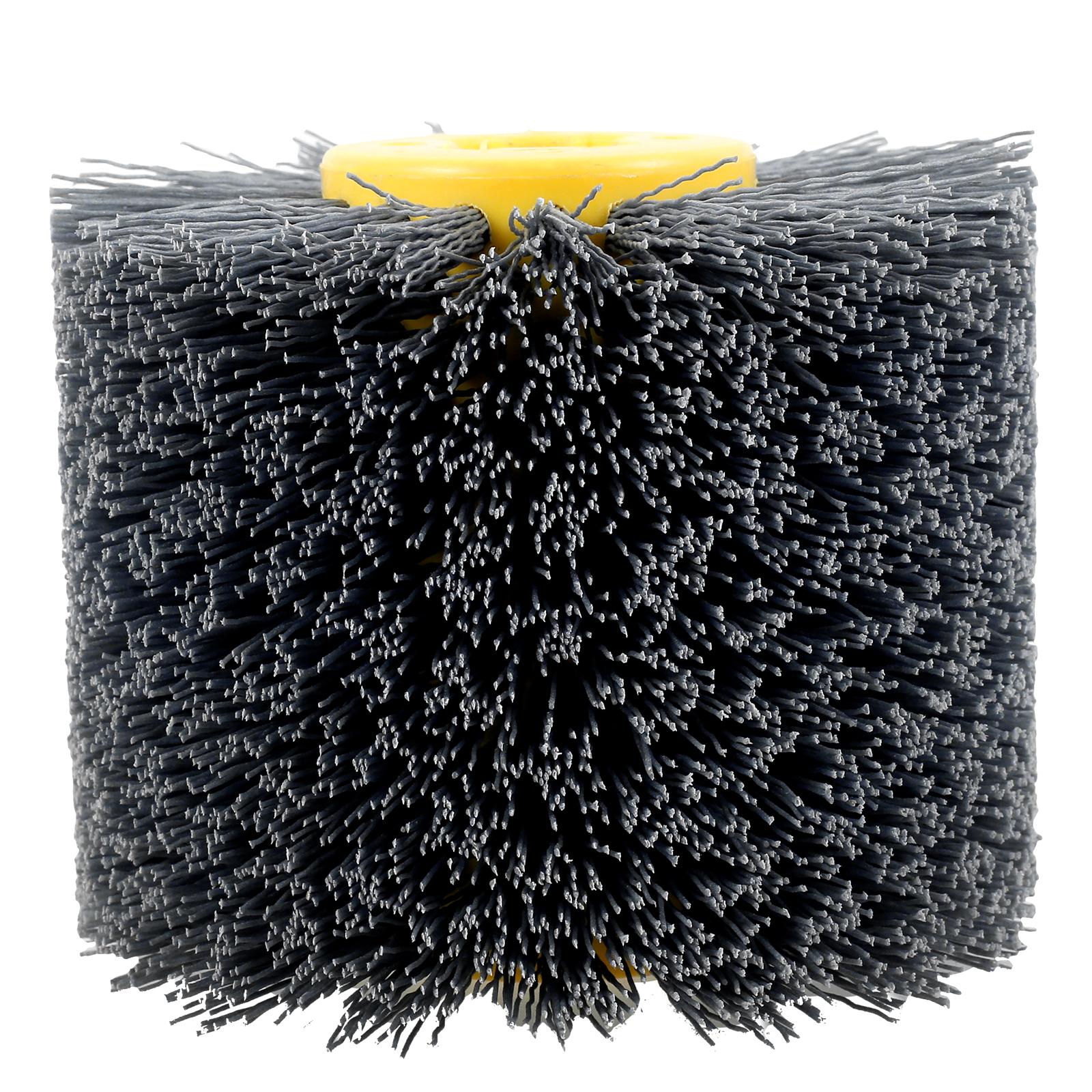 

Абразивная щетка для удаления заусенцев, полировка, шлифовка, нейлоновая абразивная проволока, барабан для угловой шлифовальной машины, полировальный круг с зернистостью 80/120/320