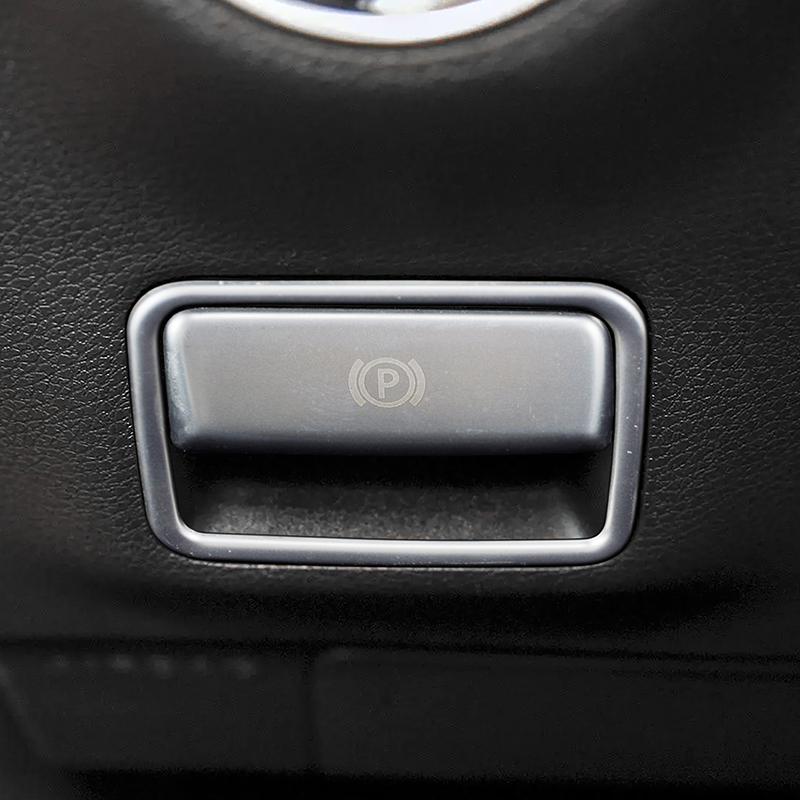 Car Console Elextronic Handbrake Frame Decoration Sticker Trim For Mercedes Benz B W246 A Class W176 CLA GLA GLE GLS Accessories