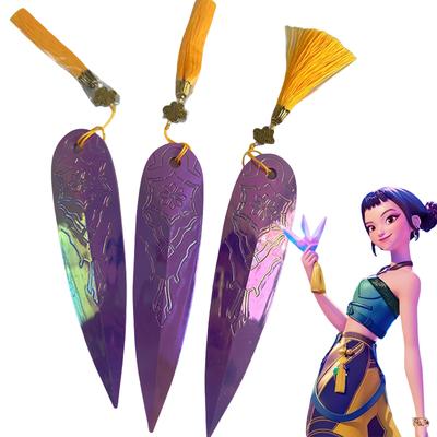 Zoey Kpop Chasseurs de Démons Cosplay Armes à Fléchettes Accessoires de Jeu de Rôle pour Groupe d'Idoles Filles Halloween Carnaval Accessoires de Costume