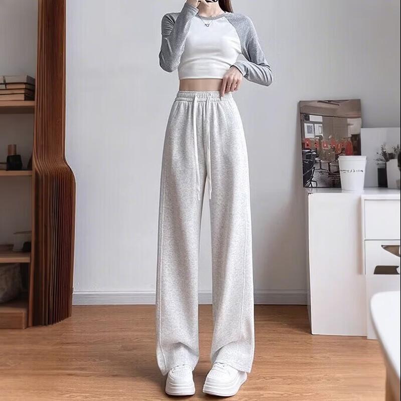 

Women s 3D Curved Blade Wide-Leg Sweatpants XL