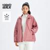 BENLAI Women's Anti-Static Loose Fit Stand Collar Jacket