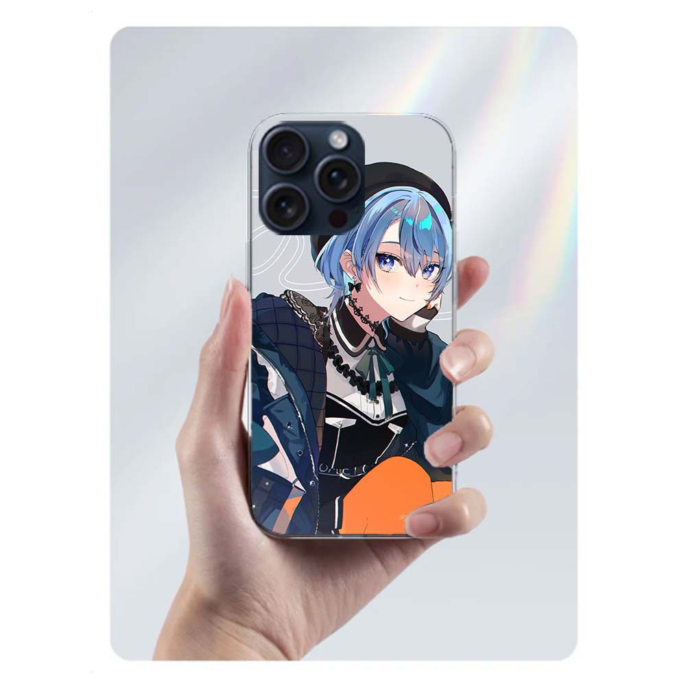 Suisei H-Hoshimachi Clear Phone Case For Iphone 17 Air 16 Pro Max 15 Pro 14 Plus 17E 16E 11 13 12 Mini Cover Cases Fundas Cell T