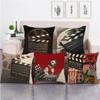 Home Decor Movie Themed Clapperboard Pattern Pillowcase Pattern Cushion Cover Suitable for Sofa Bedroom Car Pillow Cover