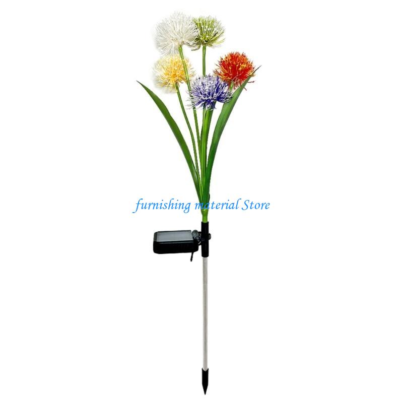 Y5GD Solar Garden Lights Onion Flower Solar Garden Light In-Ground Lights IP65