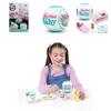 Plastic Baby Ball Surprise Toy With Doll Carriage And Furniture For Kids Playroom