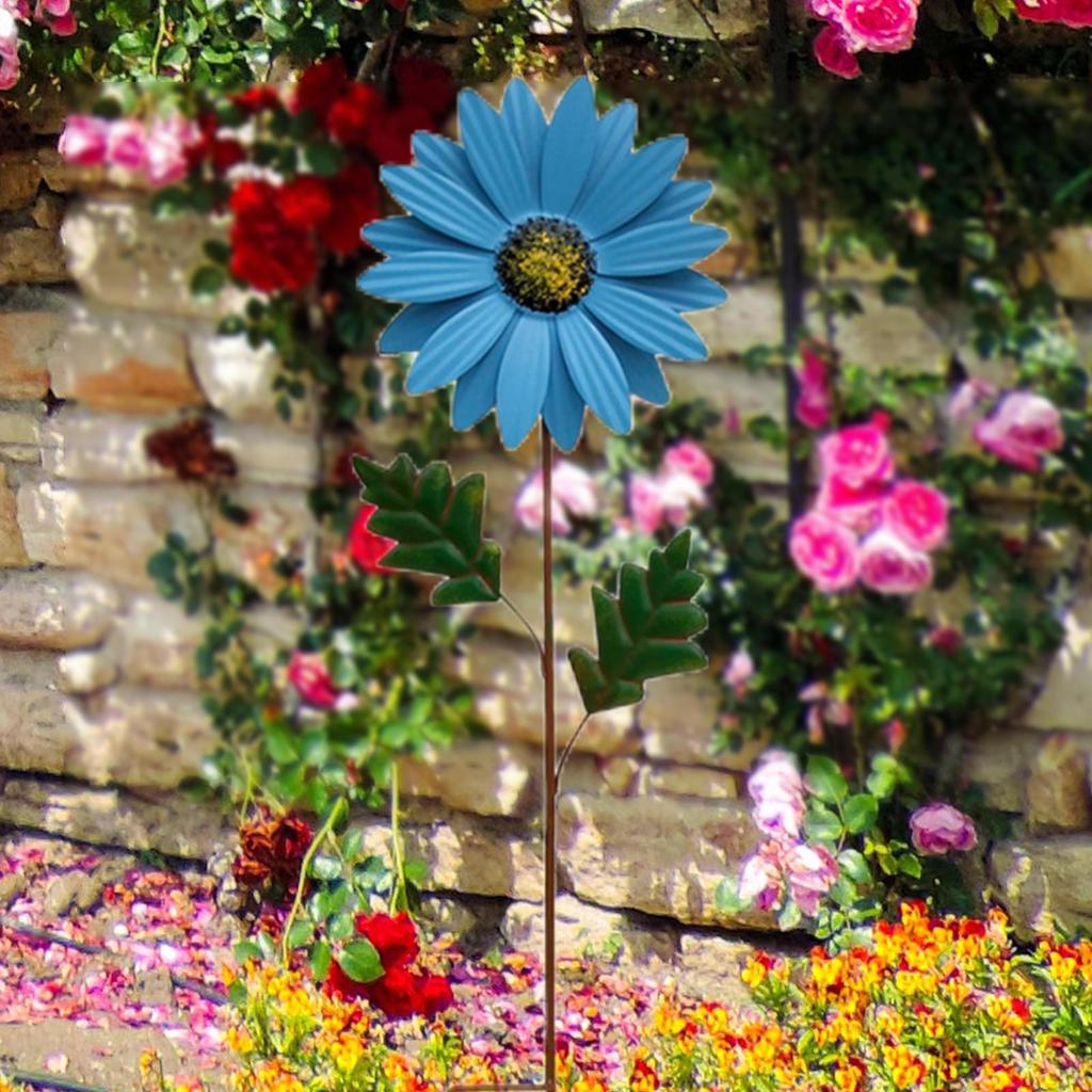 Vertical Metal Wind Stake decor Sculpture for Garden Farmhouse Yard Outdoor Decoration