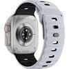 KALEBOL Mecha Silicone Strap for Apple Watch Ultra 3 2 1 49mm/Series 11 10 46mm/9 8 7 45mm/SE3 SE2 SE 6 5 4 44mm/3 2 1 42mm Dual Color Watch Band