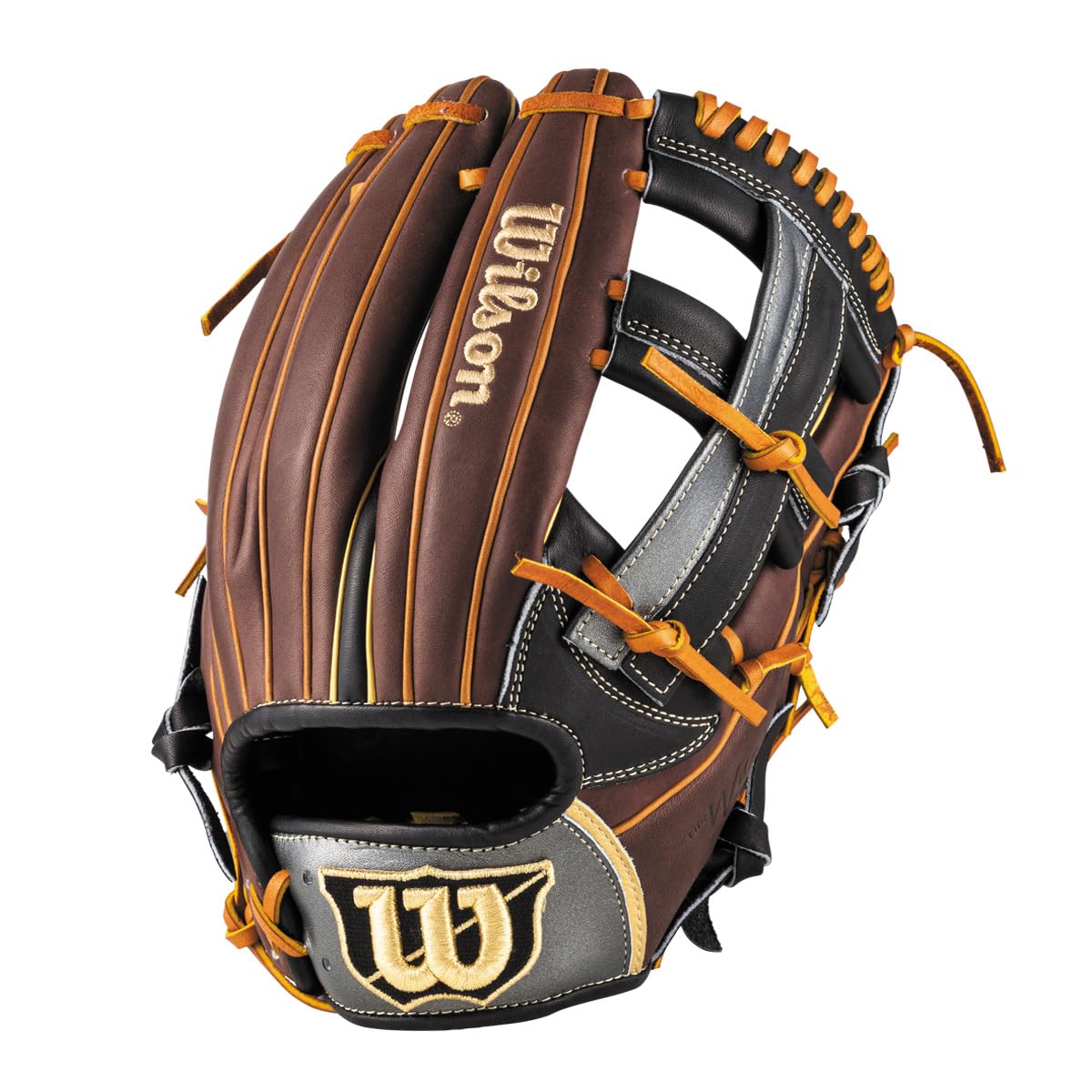 

Wilson Baseball General Use The Wannabe Hero DUAL DU Model Utility Black x Dark Brown WBW104414 Glove, Right-Handed Throw,