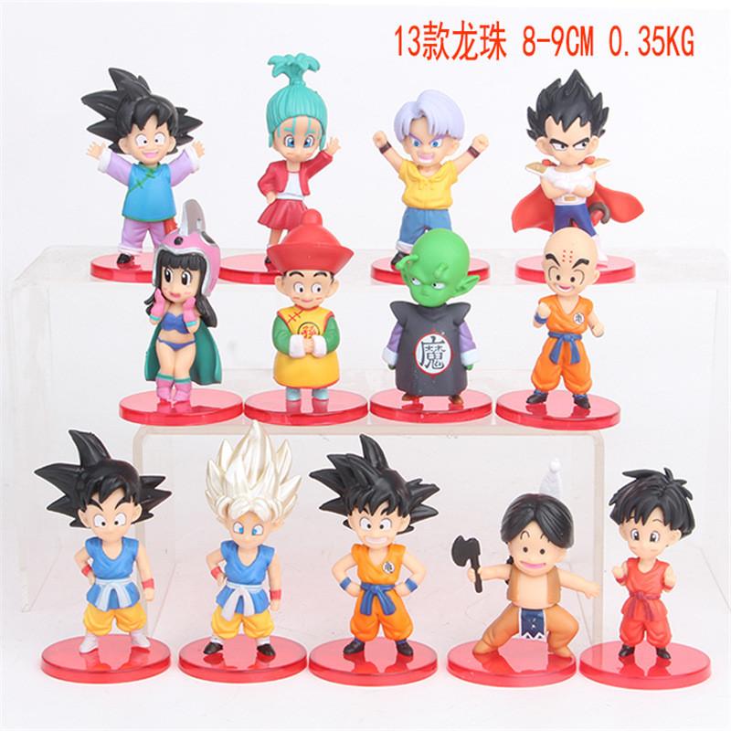 Dragon Ball Z Hand-painted Childhood Goku And Chi-chi Pvc Figure Collectible