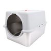 Cat Litter Box Enclosed Large Stainless Steel Base Easy Clean Mess Proof Odor Control   Resist Design Dual Entry Options with Scoop