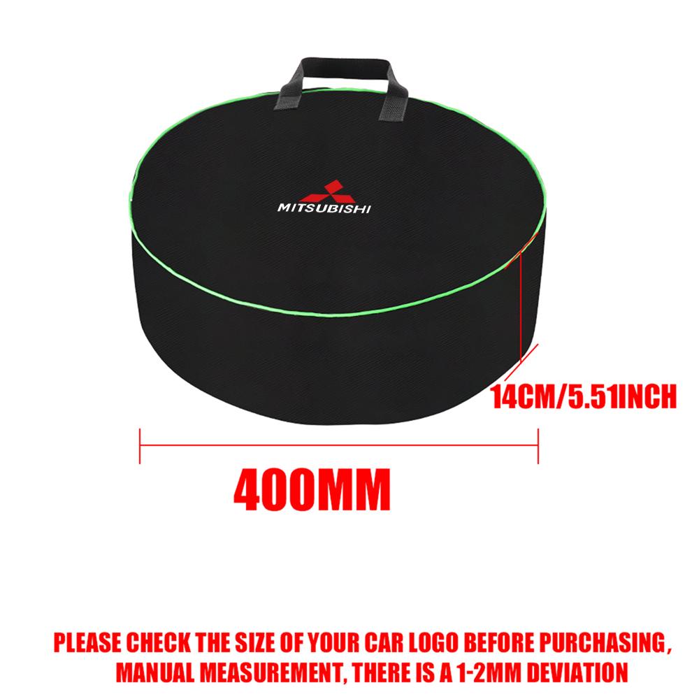 nlvc3 For Mitsubishi Ralliart Lancer EX Outlander ASX Competition Xpander Outlander Colt EVO Round Car Cable Harness Storage Bag Case