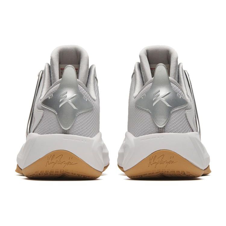 Anta Light Cavalry 8 Non-Slip Wear-Resistant Low-Top Basketball Shoes Men Sneakers Silver 112321603-5